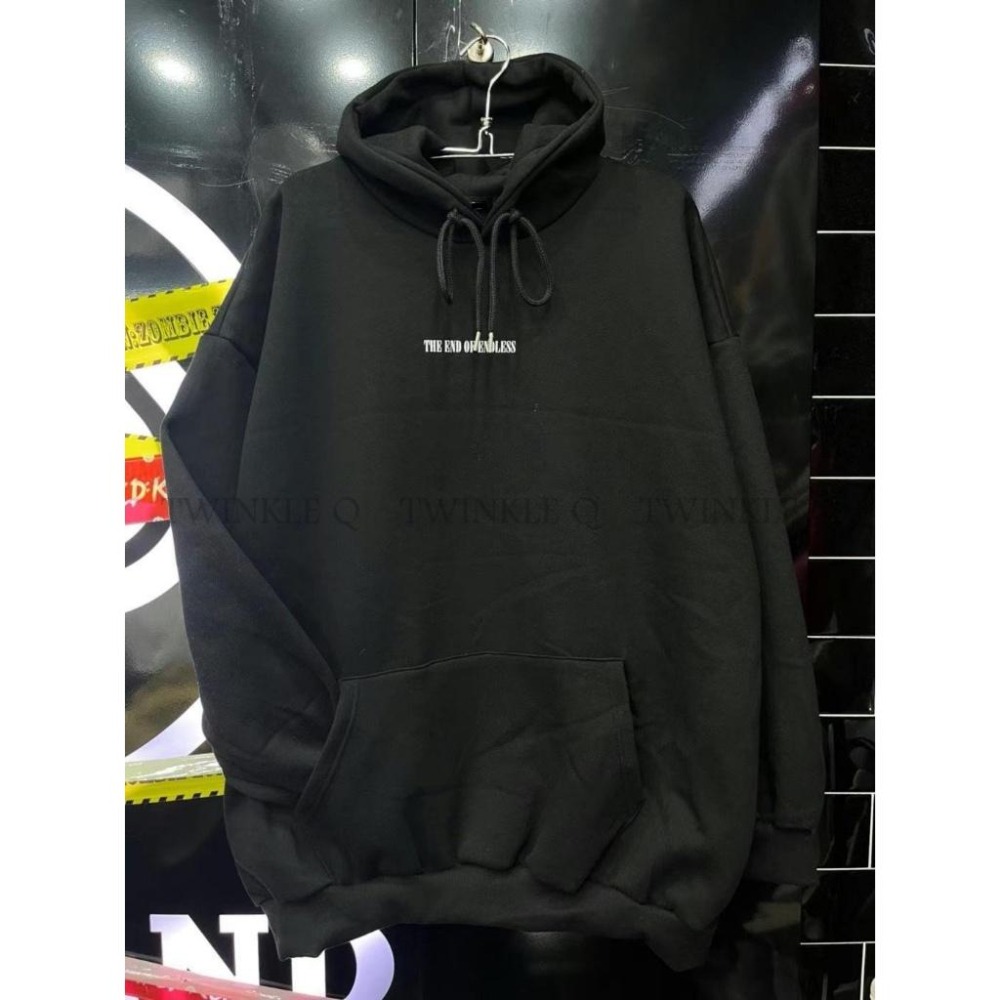 🎀TwinkleQ韓國代購-預購✈️東大門🔥南大門正韓 連帽t恤 男女 中性 字母印花 簡約 寬鬆 連帽上衣 帽t-細節圖5