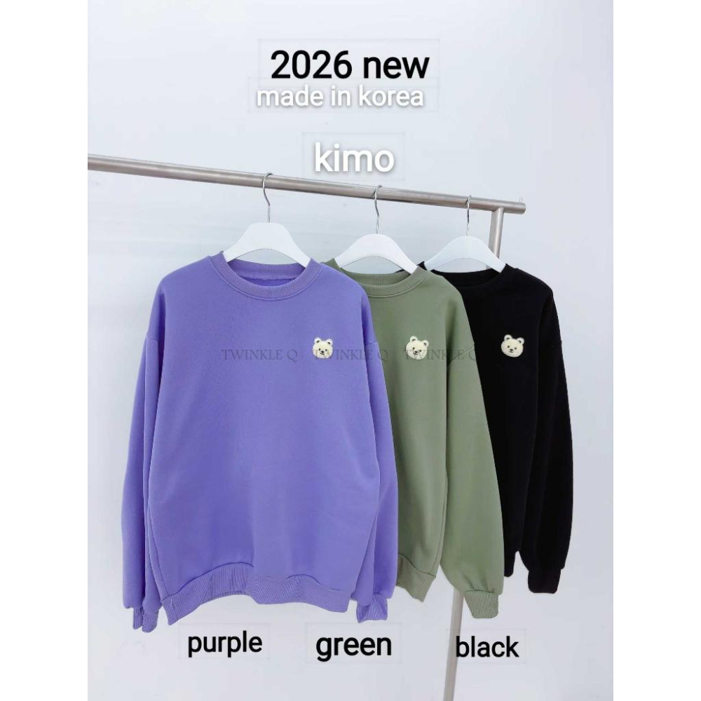 🎀TwinkleQ韓國代購BUY好物-預購✈️正韓🇰🇷 大學t 刷毛 圖案 貼布 休閒上衣 長袖t恤 長t 大學踢-細節圖6