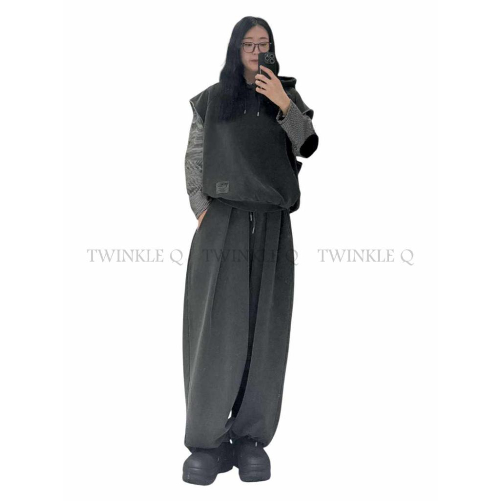 🎀TwinkleQ韓國代購BUY好物-預購✈️正韓🇰🇷 連帽背心 刷毛-細節圖2