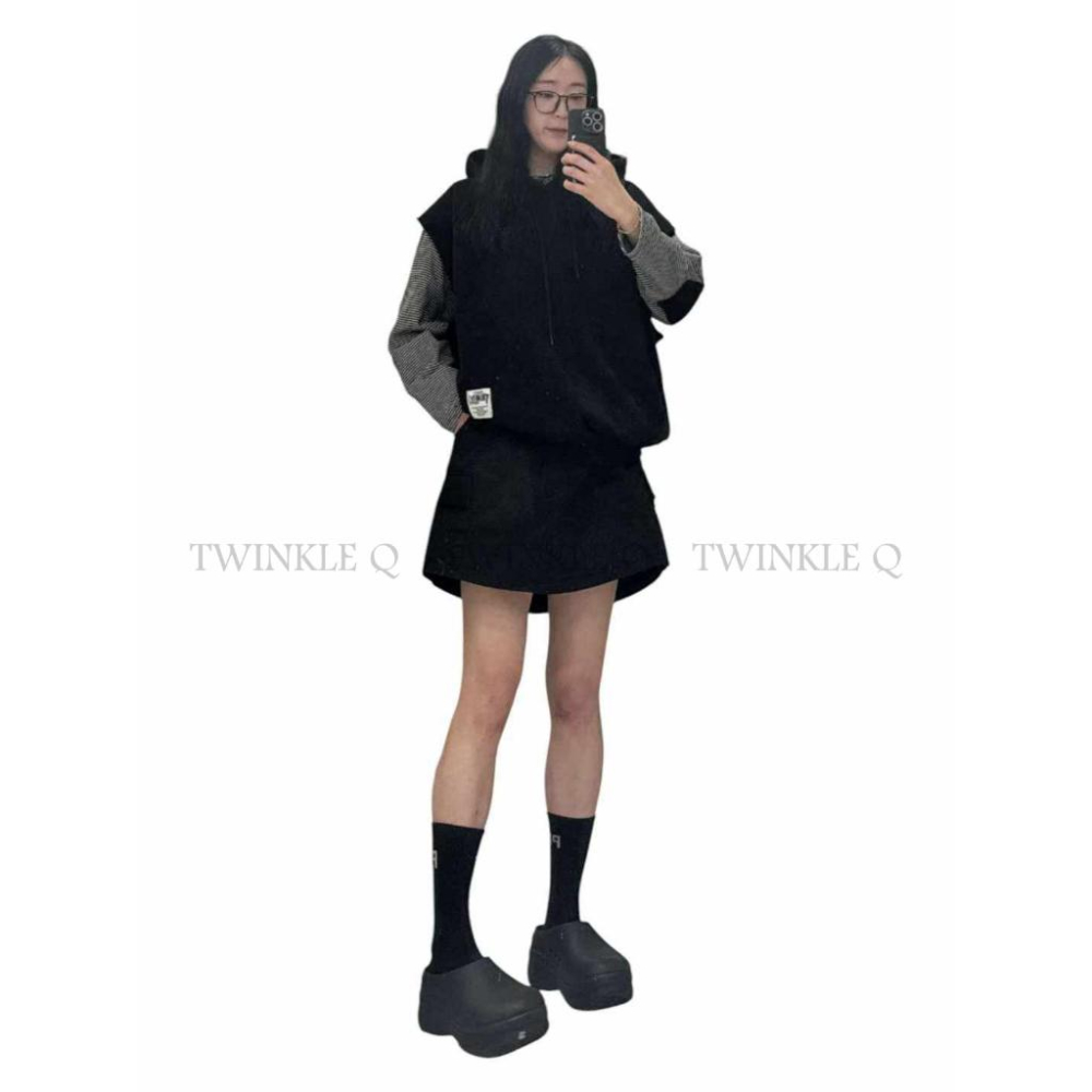 🎀TwinkleQ韓國代購BUY好物-預購✈️正韓🇰🇷 連帽背心 刷毛-細節圖3
