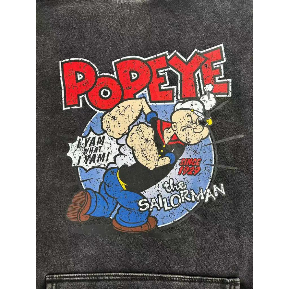 🎀TwinkleQ韓國代購BUY好物-預購✈️正韓🇰🇷 連帽t恤 大學t 卜派 刷毛 水洗t恤 連帽上衣 連帽衫 大學踢-細節圖4