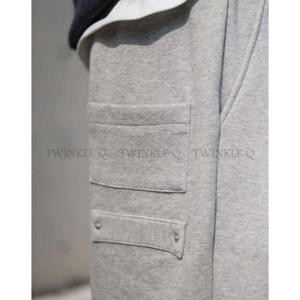 🎀TwinkleQ韓國代購-預購✈️東大門🔥南大門正韓 休閒短褲 男女中性 口袋 工裝短褲 素色 百搭 寬鬆短褲 短褲-細節圖6