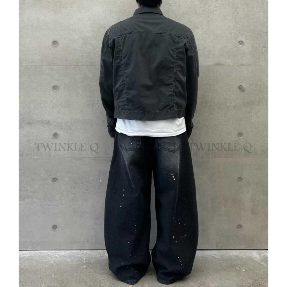 🎀TwinkleQ韓國代購-預購✈️東大門🔥南大門正韓 休閒外套 男女中性 水洗 口袋 復古 工裝夾克 外套-細節圖7