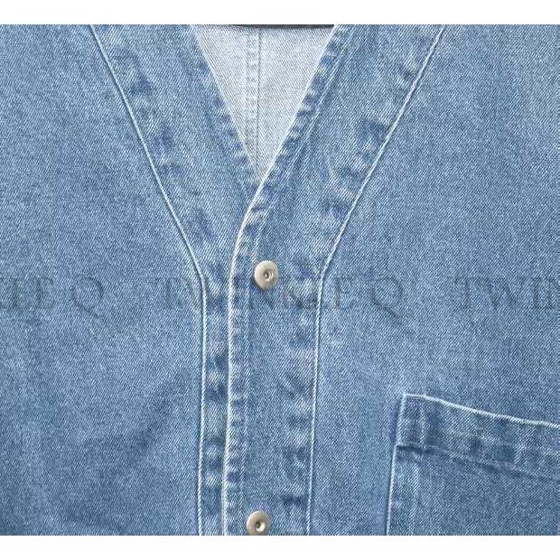 🎀TwinkleQ韓國代購-預購✈️東大門🔥南大門正韓 牛仔開襟衫 牛仔布 口袋 寬鬆版型 襯衫外套 襯衫-細節圖5