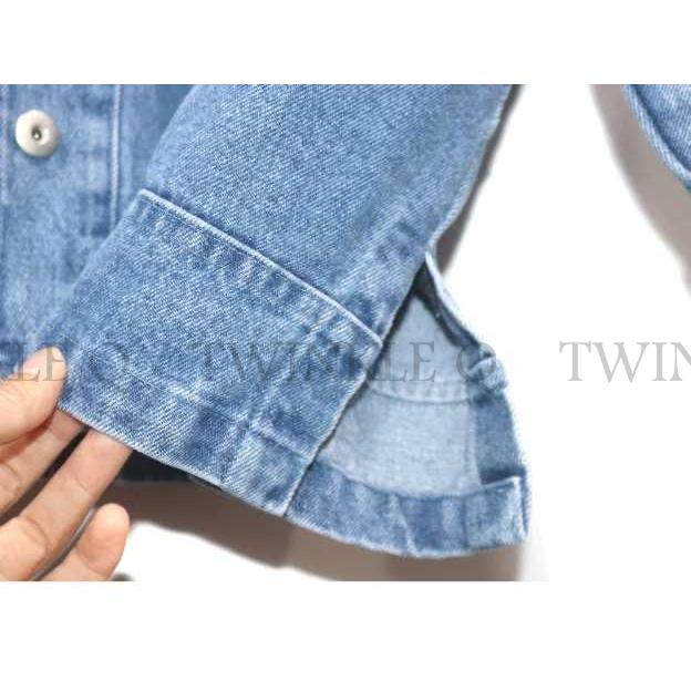 🎀TwinkleQ韓國代購-預購✈️東大門🔥南大門正韓 牛仔開襟衫 牛仔布 口袋 寬鬆版型 襯衫外套 襯衫-細節圖8