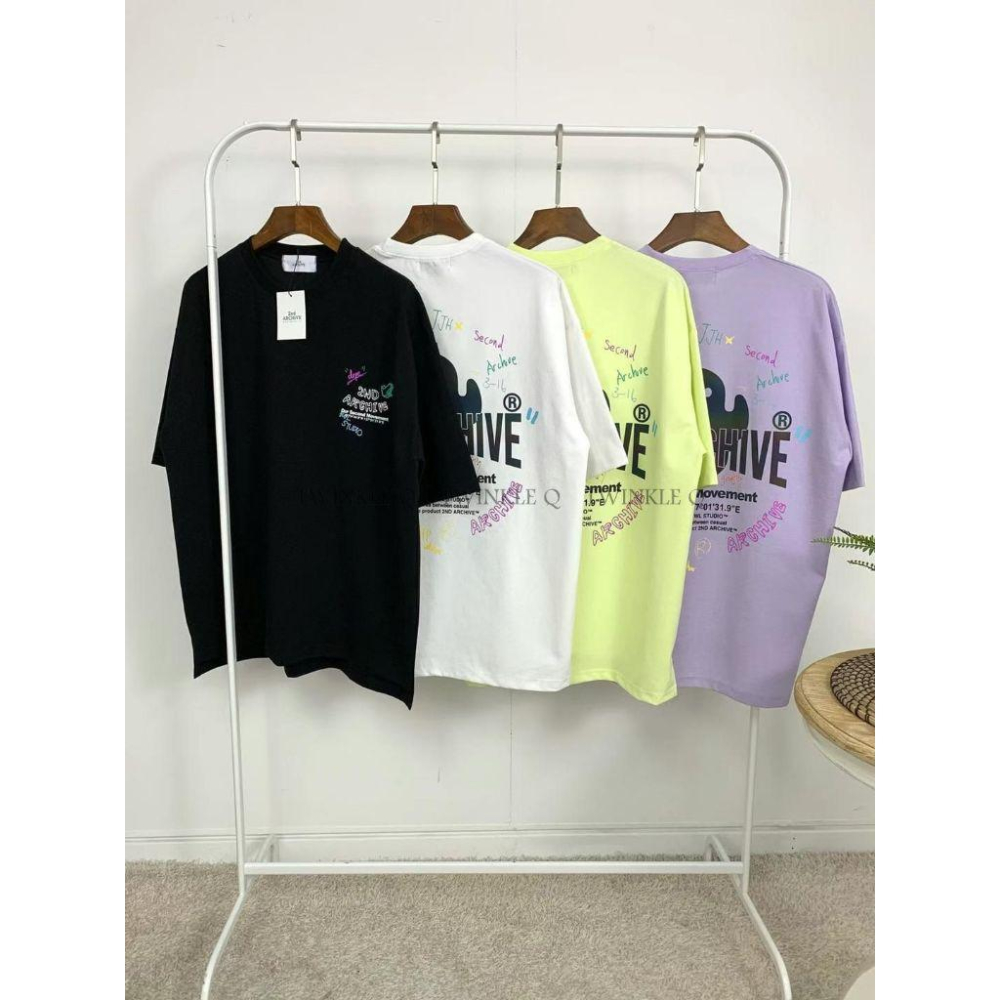 🎀TwinkleQ韓國代購-預購✈️東大門🔥南大門正韓 短袖t恤 可愛幽靈 字母印花 反光 夜光 韓國t恤 短t 中性-細節圖9