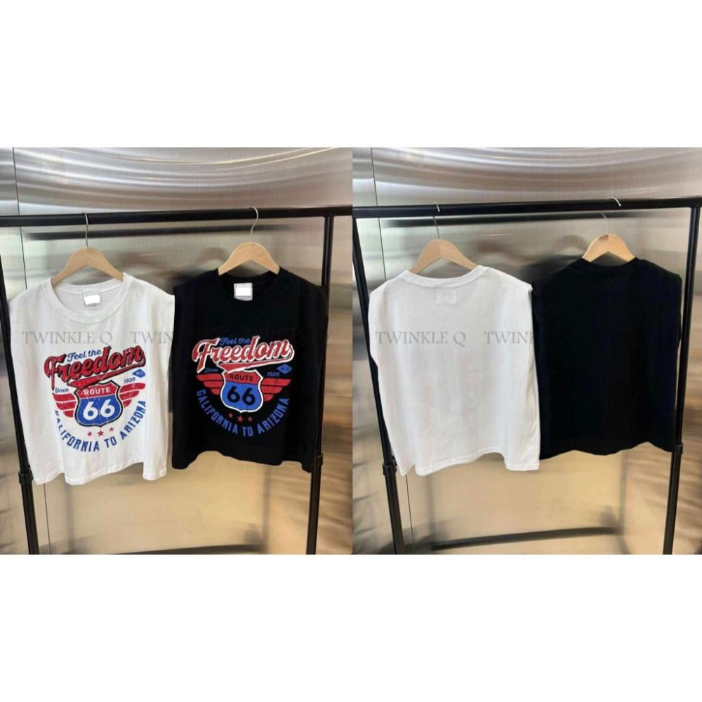 🎀TwinkleQ韓國代購BUY好物-預購✈️正韓🇰🇷 無袖背心 美式風格 圖案印花 休閒 無袖上衣 背心-細節圖9
