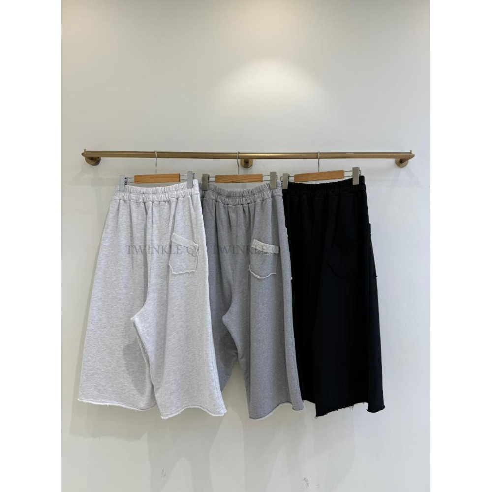 🎀TwinkleQ韓國代購BUY好物-預購✈️正韓🇰🇷 休閒短褲 大口袋 鬆緊 寬鬆 休閒 居家 運動 短褲-細節圖8