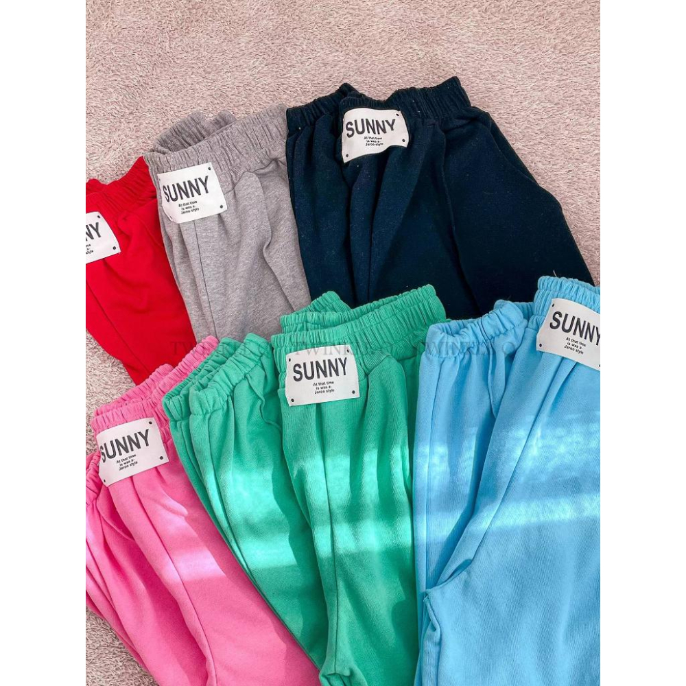 🎀TwinkleQ韓國代購BUY好物-預購✈️正韓🇰🇷 休閒長褲 素色 貼布 束口褲 居家 運動 長褲-細節圖9
