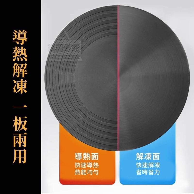 『台灣發貨+蝦皮代開發票 』雙面兩用導熱解凍節能板(24cm)-細節圖6