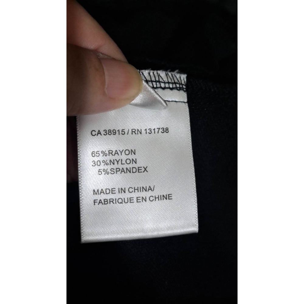 姜小舖M號女用黑色柔軟尼龍長褲 雙邊口袋 親膚 柔膚 觸感佳 休閒長褲 褲子 素色 純色 百搭 深色-細節圖6