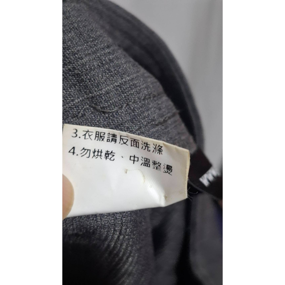 姜小舖S號jelon女用羊毛混紡灰色西裝褲長褲 女西褲 正式場合開會工作面試職場 褲子-細節圖2