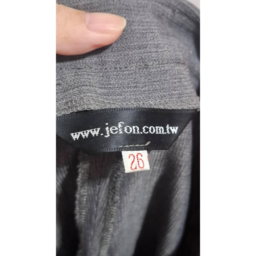 姜小舖S號jelon女用羊毛混紡灰色西裝褲長褲 女西褲 正式場合開會工作面試職場 褲子-細節圖3