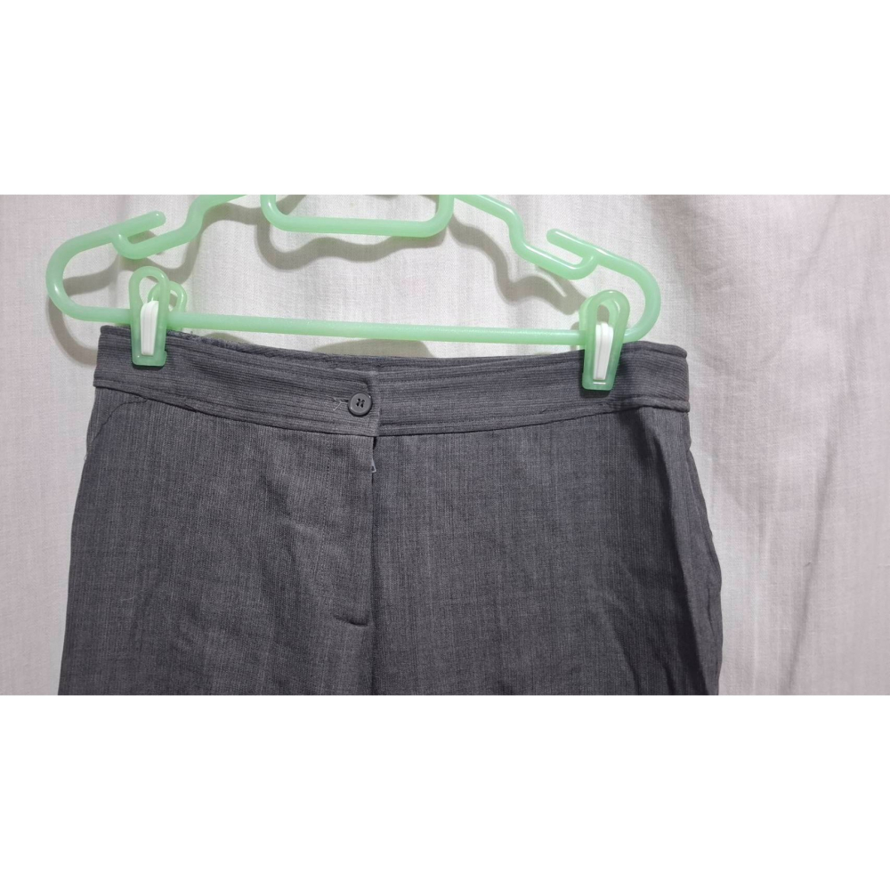 姜小舖S號jelon女用羊毛混紡灰色西裝褲長褲 女西褲 正式場合開會工作面試職場 褲子-細節圖5