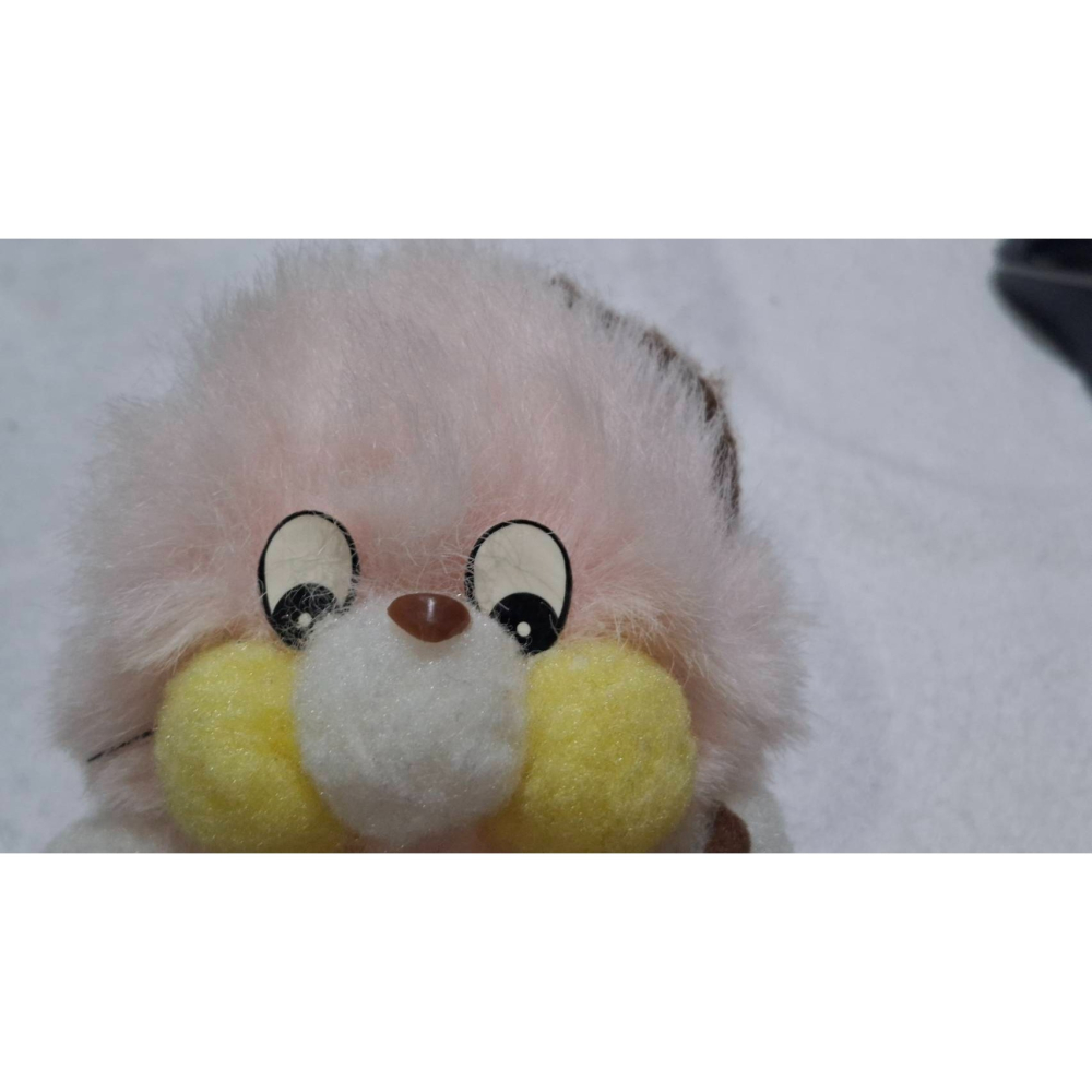 姜小舖老玩具 搖晃有聲音 粉色小松鼠絨毛玩具 高15公分 蝴蝶結 懷舊 復古 童年 填充玩具 布偶 布娃娃-細節圖8