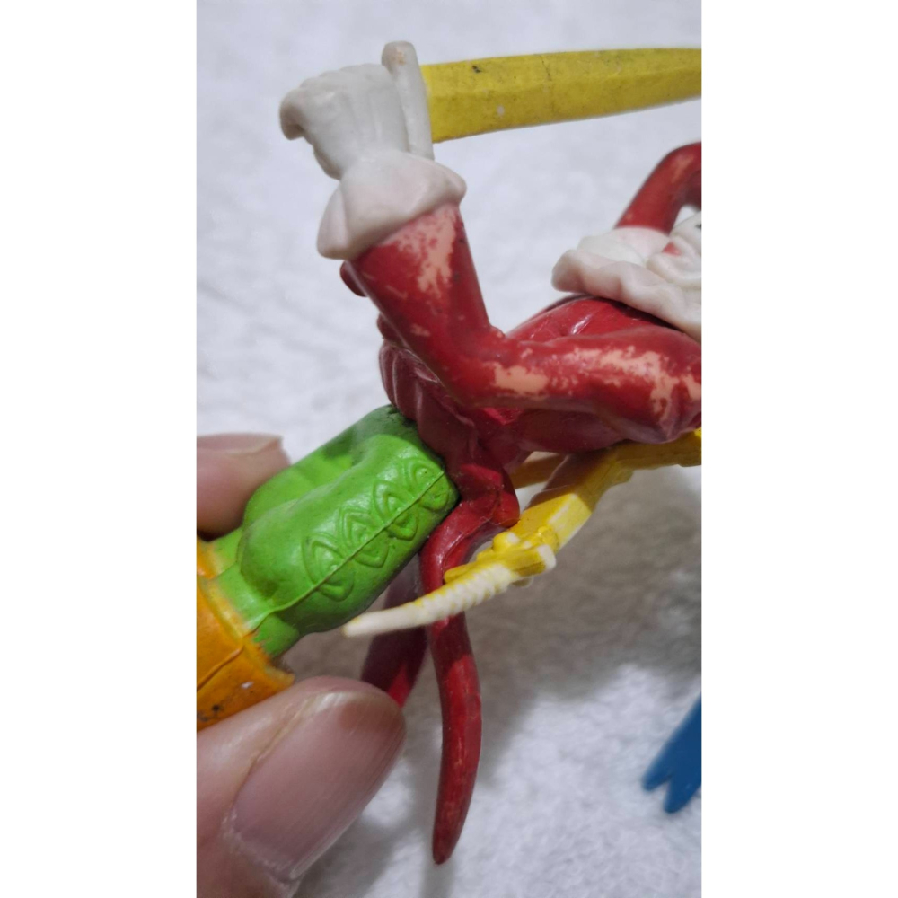 姜小舖數碼寶貝 小丑皇公仔 高8公分 老玩具 絕版 早期公仔 收藏 老物-細節圖2