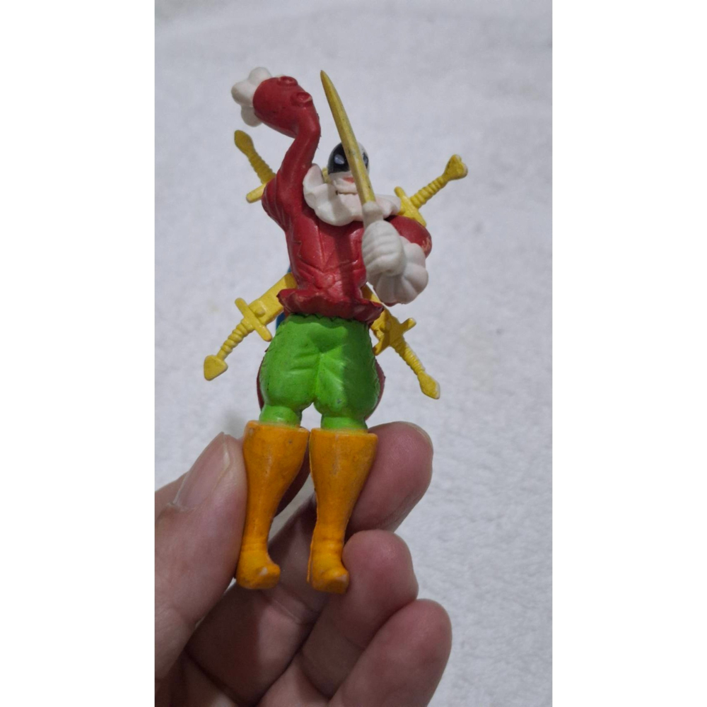 姜小舖數碼寶貝 小丑皇公仔 高8公分 老玩具 絕版 早期公仔 收藏 老物-細節圖3