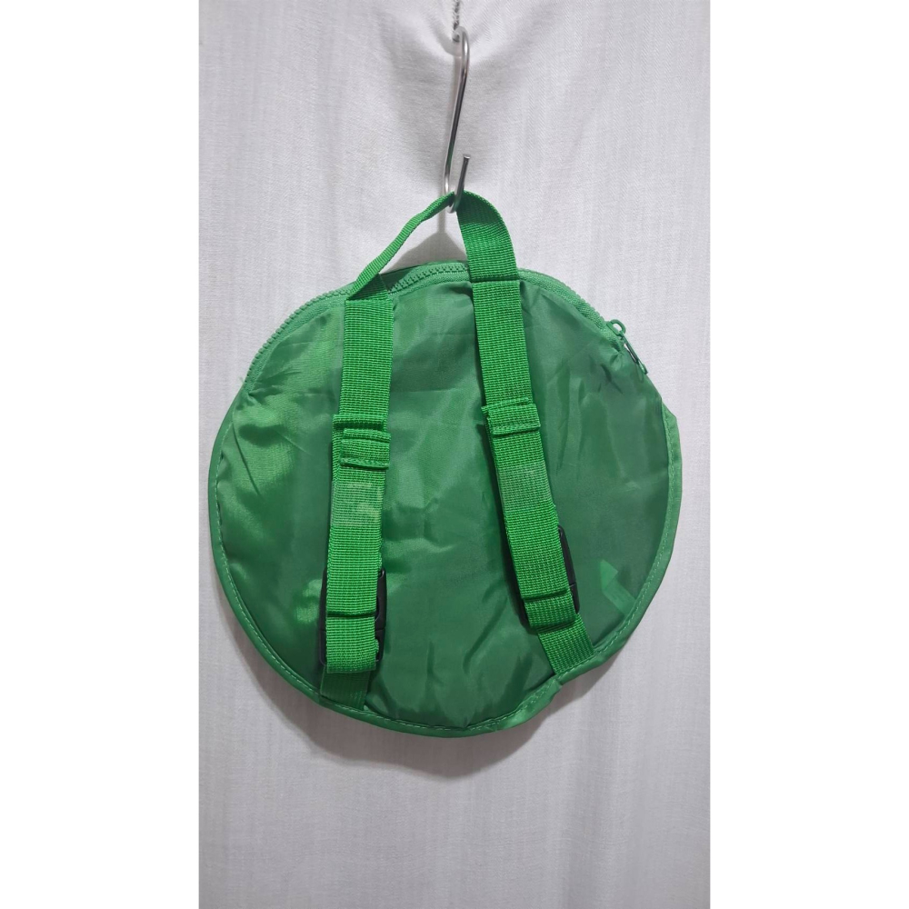 姜小舖全新未使用過阿聯酋航空Emirates兒童後背包 尺寸直徑25公分 圓形包 雙肩背包 包包 尼龍-細節圖2