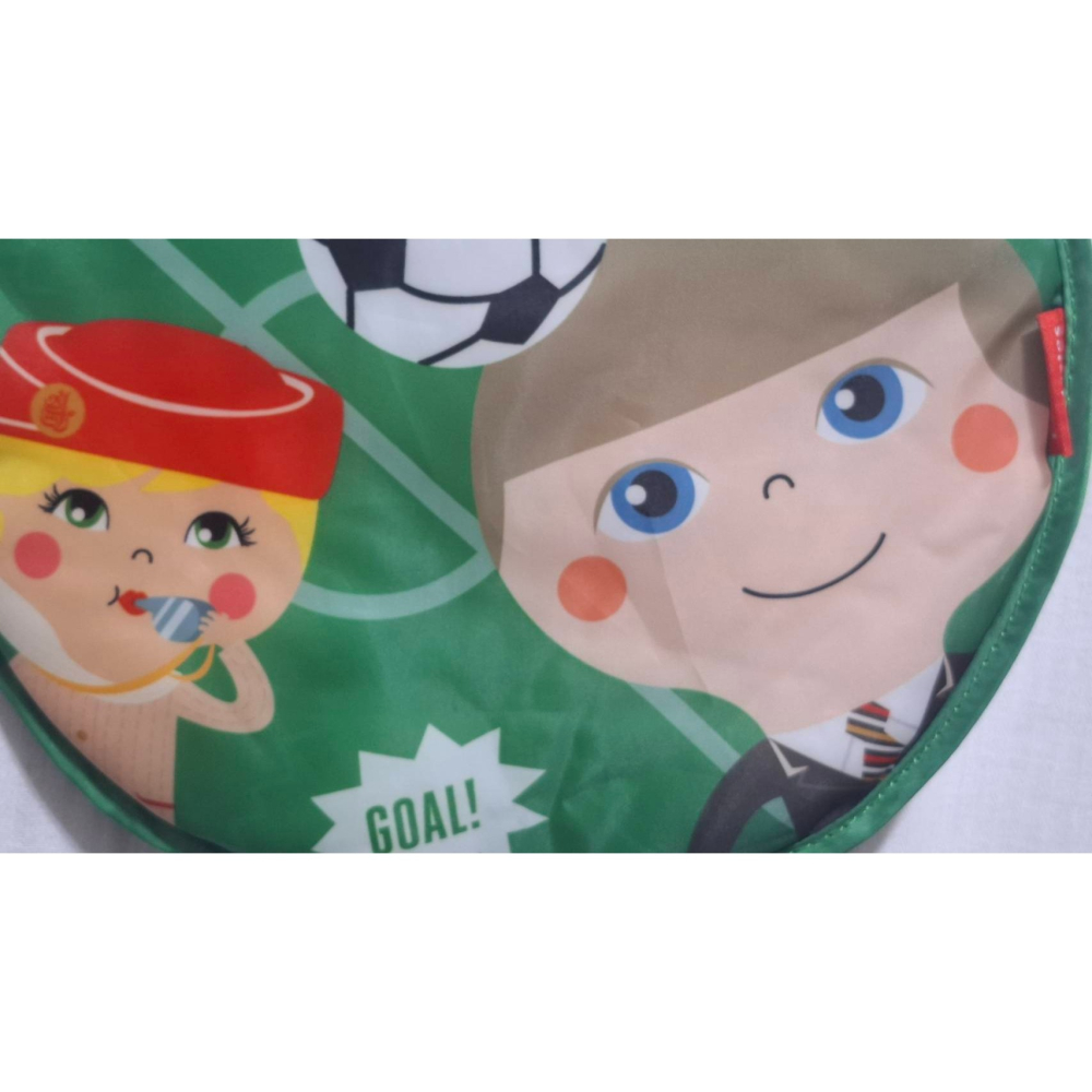 姜小舖全新未使用過阿聯酋航空Emirates兒童後背包 尺寸直徑25公分 圓形包 雙肩背包 包包 尼龍-細節圖6