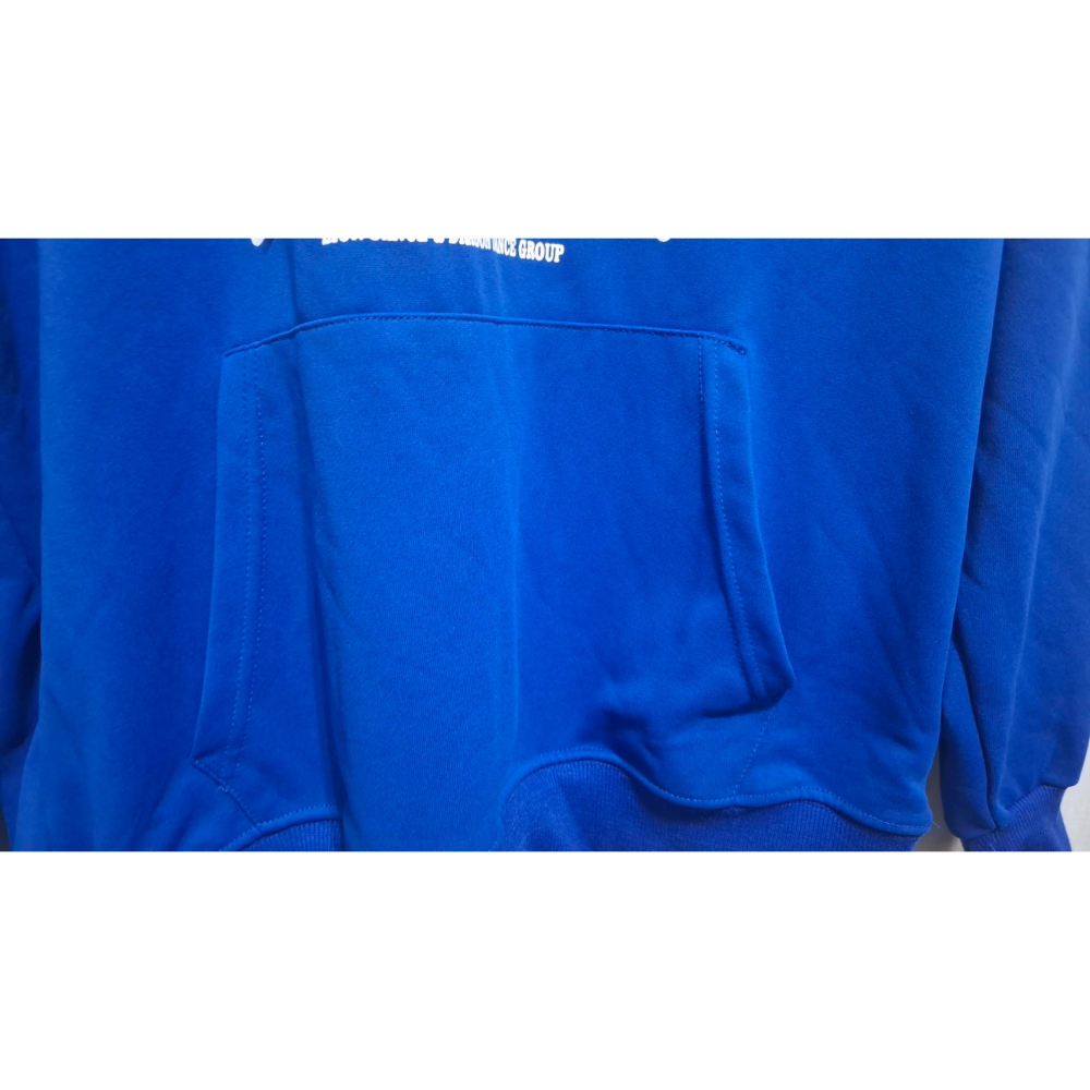 姜小舖XL號Dito男用獅頭圖案藍色柔軟棉質長袖連帽寬鬆上衣 帽T 長T 棉T 春秋 個性 大尺碼 帥氣 大學T-細節圖5