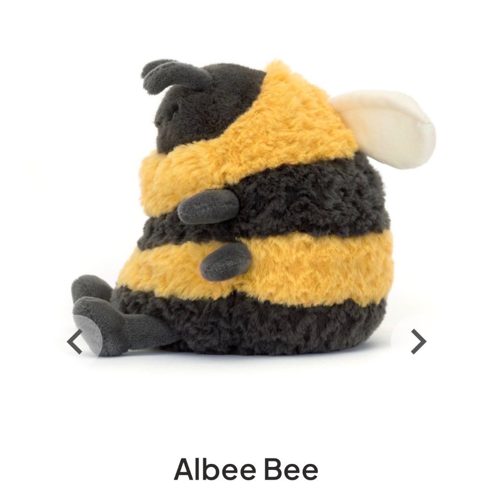 【Jellycat 正品代購】超人氣 🐝Albee Bee 胖蜜蜂絨毛玩偶 英國🇬🇧正品 療癒系禮物首選-細節圖3