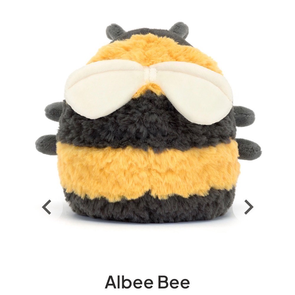 【Jellycat 正品代購】超人氣 🐝Albee Bee 胖蜜蜂絨毛玩偶 英國🇬🇧正品 療癒系禮物首選-細節圖4