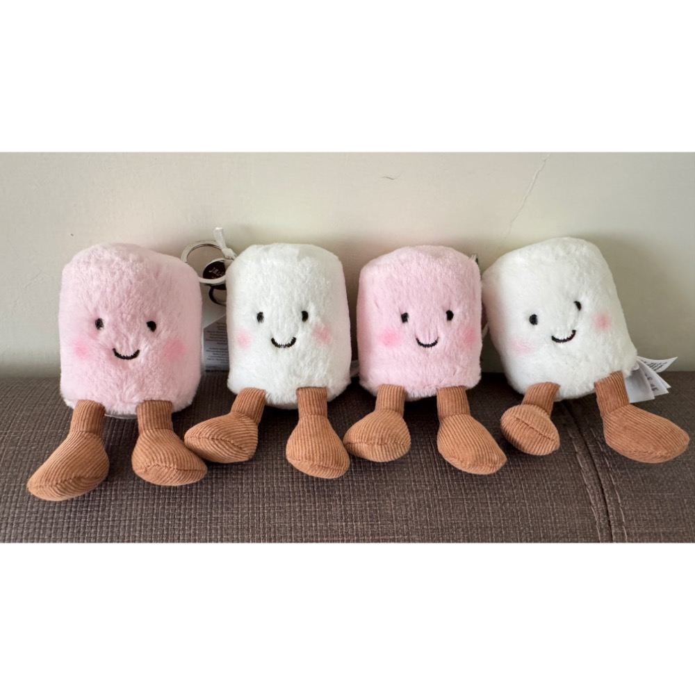 【Jellycat 正品代購】英國🇬🇧正版 Amuseables 超萌棉花糖吊飾 療癒系包包掛飾 送禮首選-細節圖5