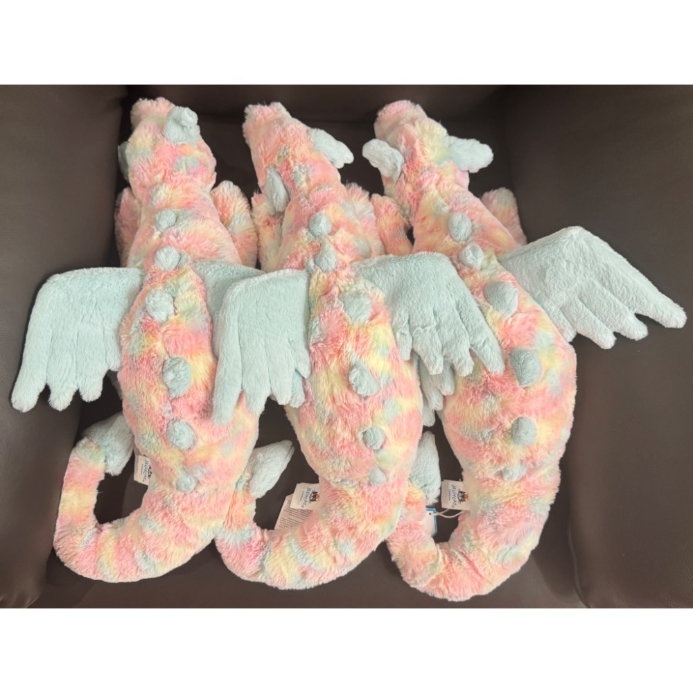 【Jellycat 正品代購】英國🇬🇧空運直送 Jellycat Lazulia棉花糖龍 🌈-細節圖5