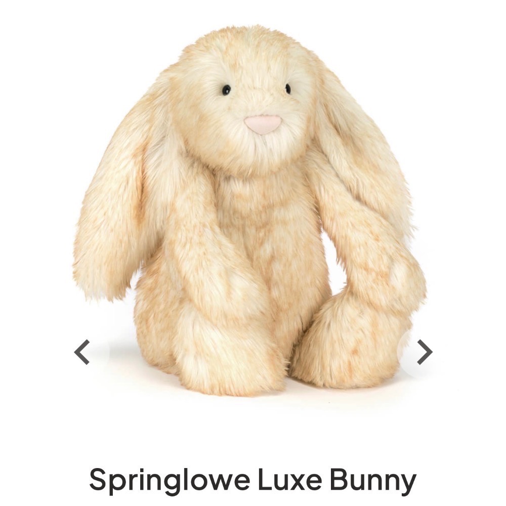 【Jellycat 正品代購】英國🇬🇧空運直送 Jellycat 51金標斯普林洛潦草大兔-細節圖2