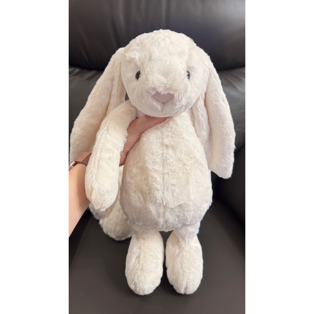 【Jellycat 正品代購】英國🇬🇧空運 Jellycat 36 奶油白兔-細節圖6