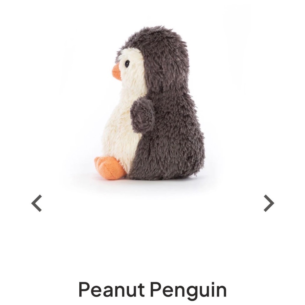 【Jellycat 正品代購】英國🇬🇧空運來台 Jellycat 12cm花生企鵝small-細節圖2