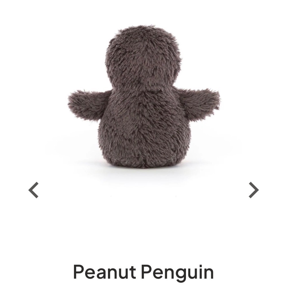 【Jellycat 正品代購】英國🇬🇧空運來台 Jellycat 12cm花生企鵝small-細節圖3