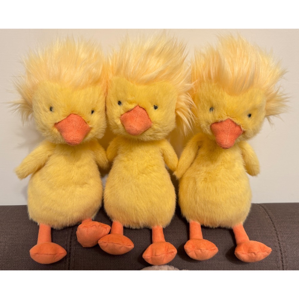 【Jellycat 正品代購】英國🇬🇧空運直送 Jellycat 炸毛鴨 Dorit Duckling-細節圖5