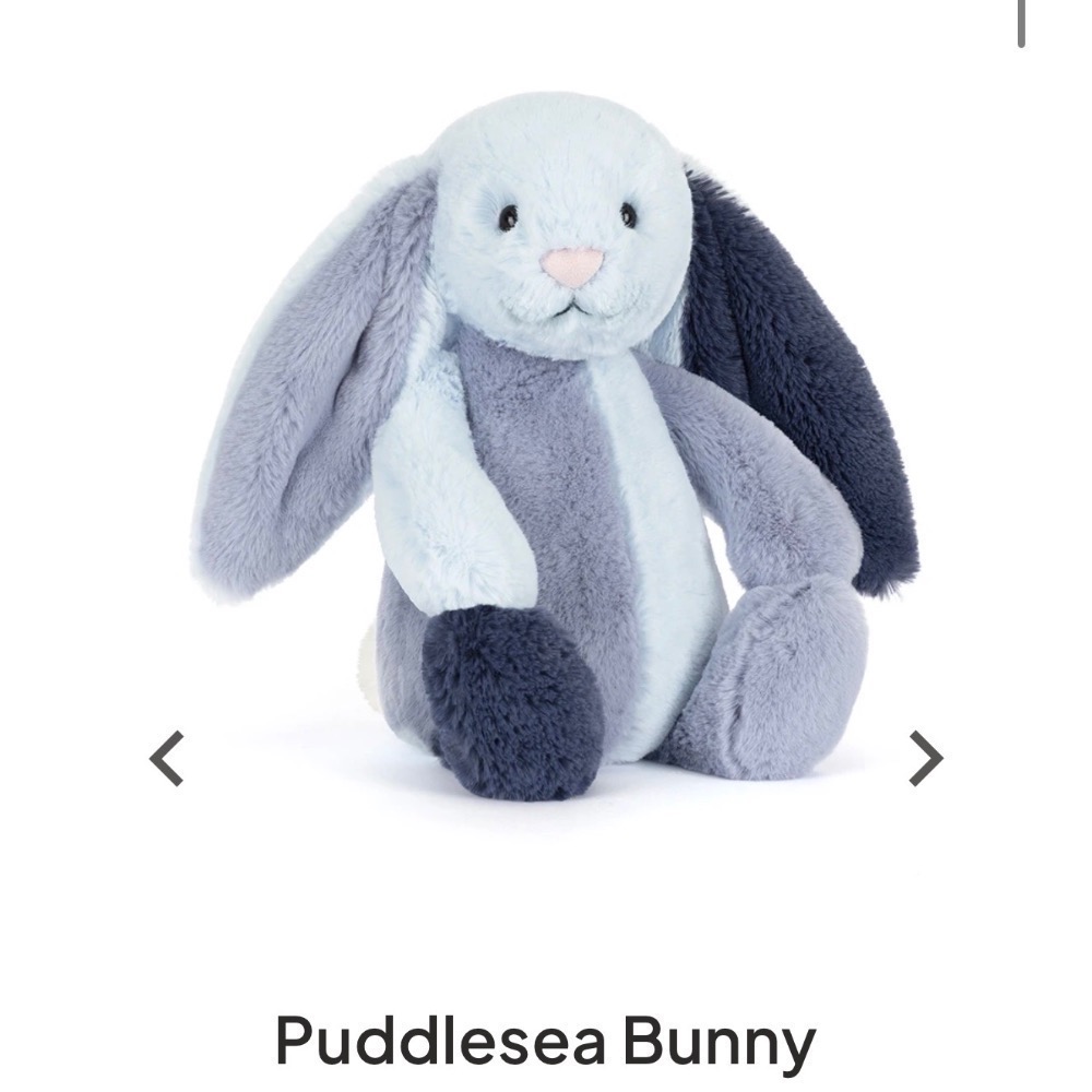 【Jellycat 正品代購】英國🇬🇧空運直送 Jellycat 藍色拼布兔 5月新款-細節圖2