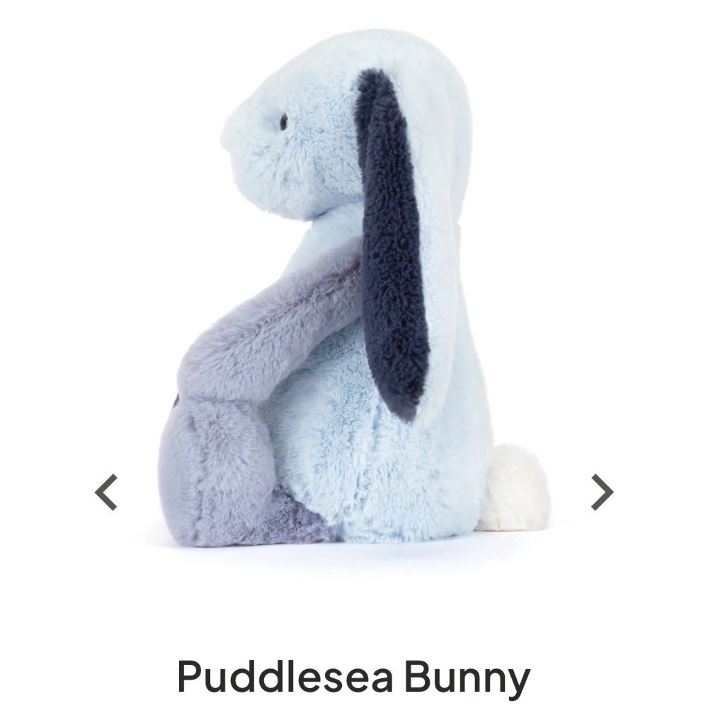 【Jellycat 正品代購】英國🇬🇧空運直送 Jellycat 藍色拼布兔 5月新款-細節圖3