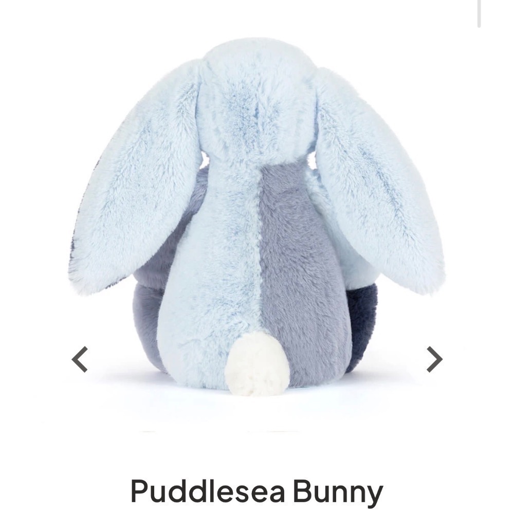 【Jellycat 正品代購】英國🇬🇧空運直送 Jellycat 藍色拼布兔 5月新款-細節圖4