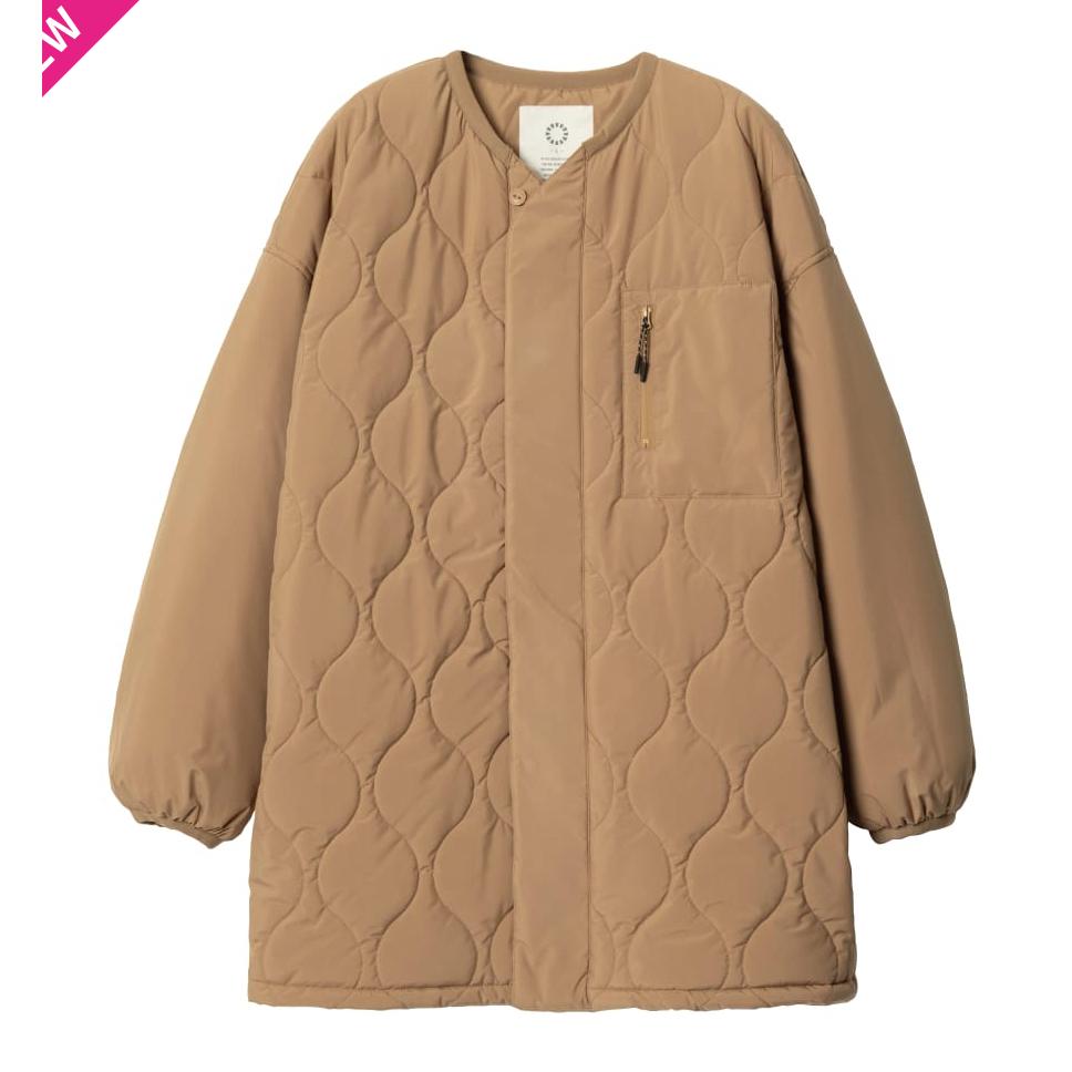 OoKiNi 日本代購 workman 女用桁縫防潑水防風保暖連帽外套 中長版遮臀 顯瘦 防潑水 鋪棉外套 機車外套-細節圖7