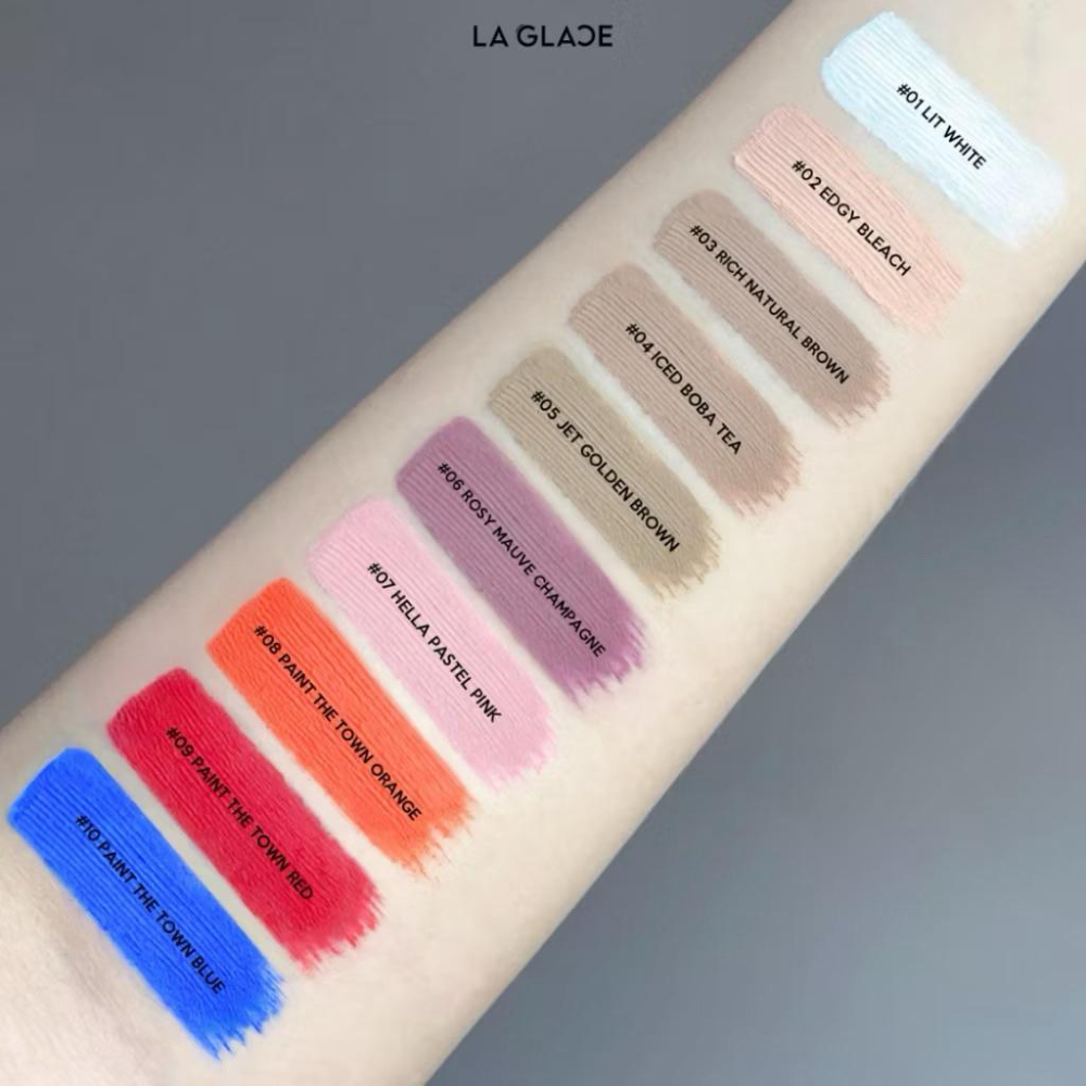 現貨/預購 泰國代購 LA GLACE TRAILBLAZER BROW MASCARA 10色防暈染持久染眉膏-細節圖5