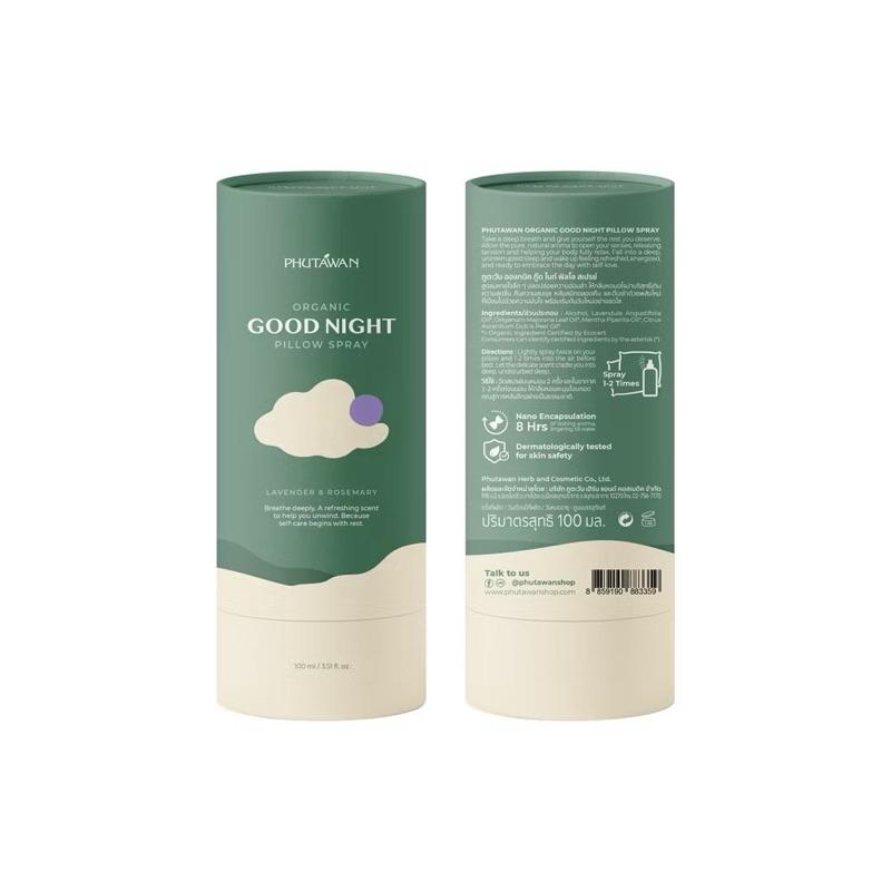 現貨OoKini 泰國代購 Phutawan Pillow Spray 枕頭噴霧 助眠放鬆 香氛噴霧-細節圖3