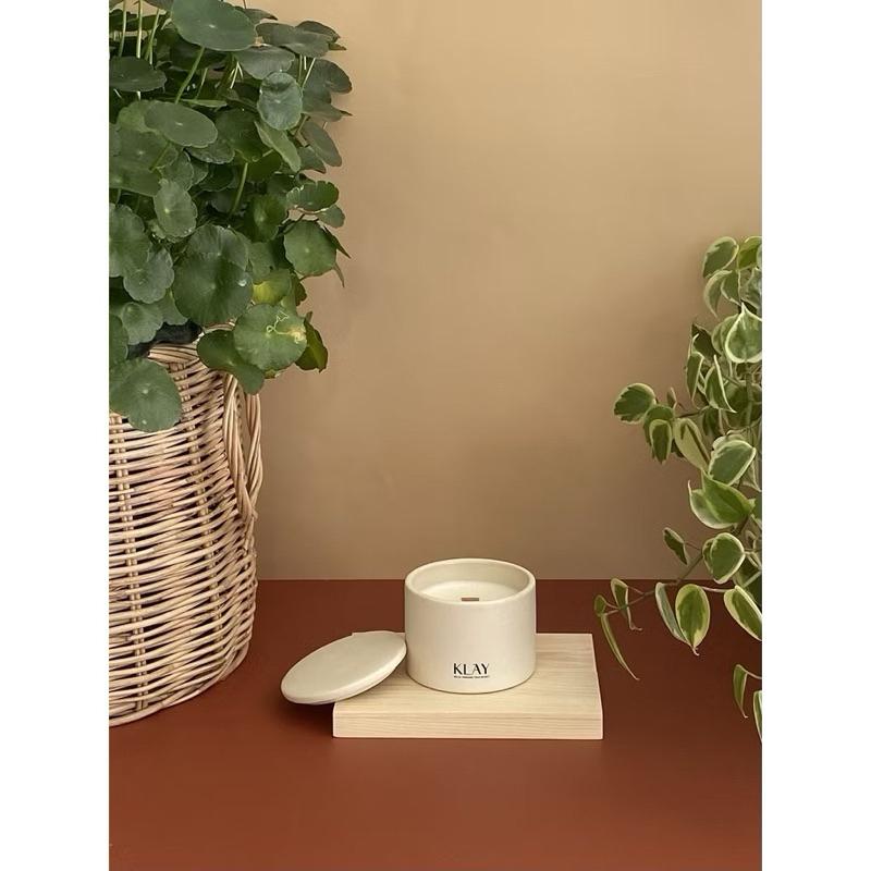 【預購】Ookini store KLAY Candle 有機大豆蠟香氛蠟燭 採用有機大豆蠟融合精油與香氛-細節圖2