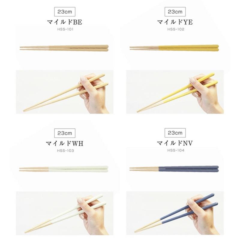 OoKiNi 日本代購 飯田屋 真的不會滑的筷子 日本製 職人製作塗漆筷 23cm 18cm 防滑筷 拉麵專用-細節圖2