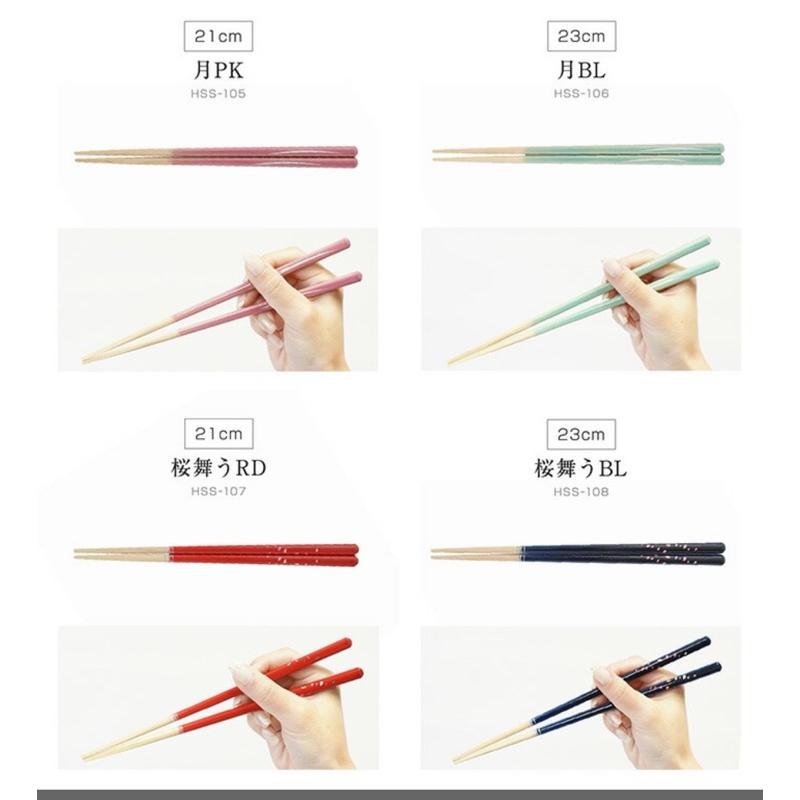 OoKiNi 日本代購 飯田屋 真的不會滑的筷子 日本製 職人製作塗漆筷 23cm 18cm 防滑筷 拉麵專用-細節圖3