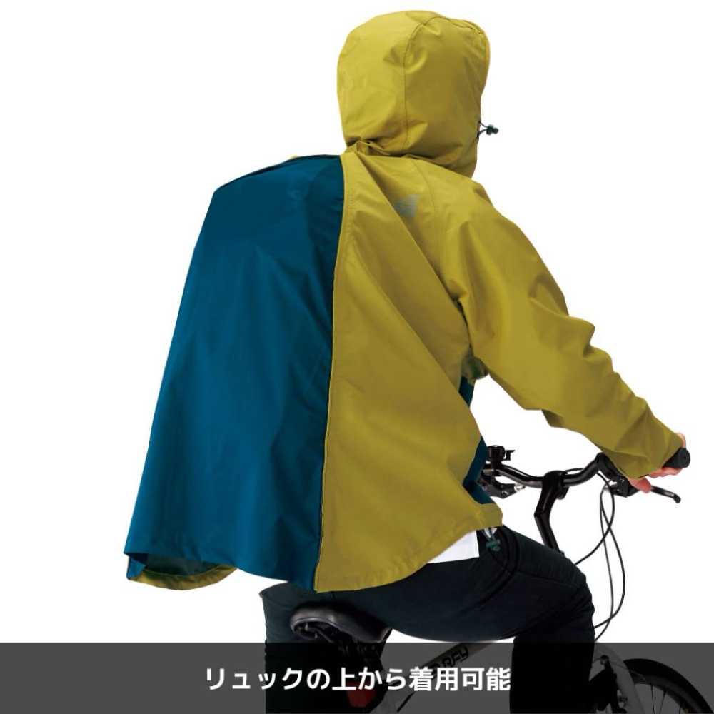 現貨/預購 OoKiNi 日本代購 workman 成人外套雨衣防水防潑水 可覆蓋後背包-細節圖6