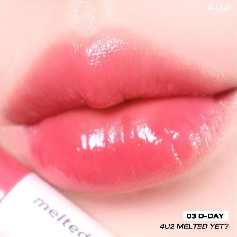 【現貨出清】OoKiNi  泰國代購 新品上市4U2 MELTED YET - 滋潤光澤融化唇膏 BUS長效持久唇彩膏-細節圖7