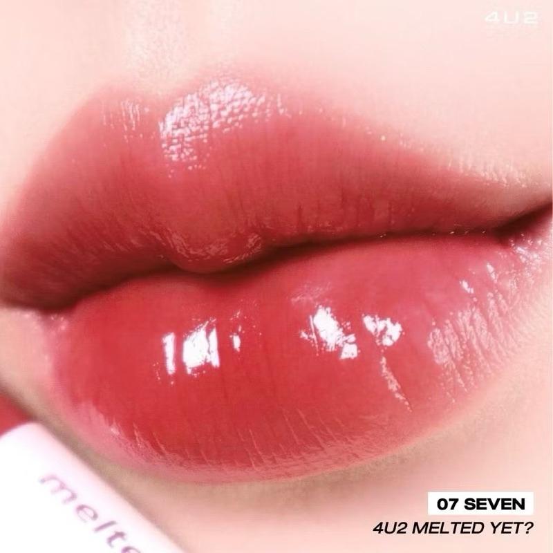 【現貨出清】OoKiNi  泰國代購 新品上市4U2 MELTED YET - 滋潤光澤融化唇膏 BUS長效持久唇彩膏-細節圖9