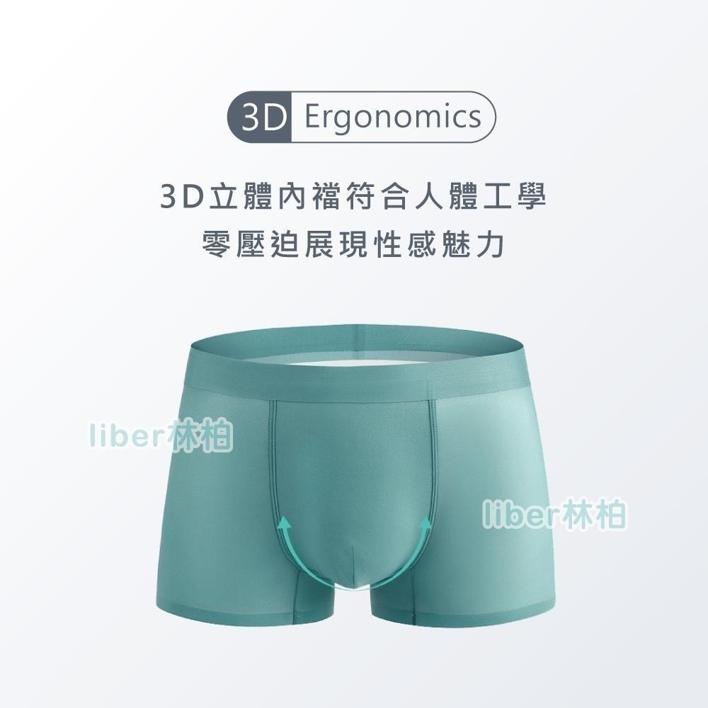 【林柏】買3送1！冰絲 排汗 網孔款冰爽裸感 網孔透氣速乾 無痕 多色 男內褲 男四角褲-細節圖4