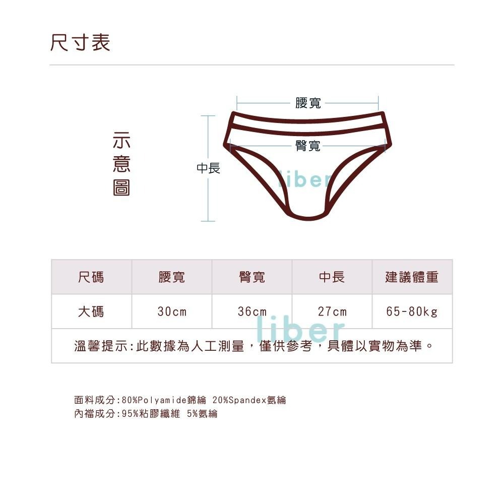 【林柏】大尺碼 冰絲 玫瑰提花 透氣 高腰 收腹內褲 女內褲-細節圖9