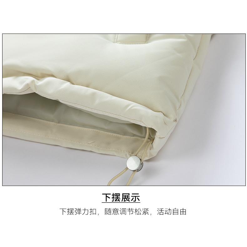 【林柏】大尺碼可穿！出國必備！基本款 防潑水 防風 男 立領 絎縫 鋪棉 羽絨棉填充 外套 衝鋒外套-細節圖8