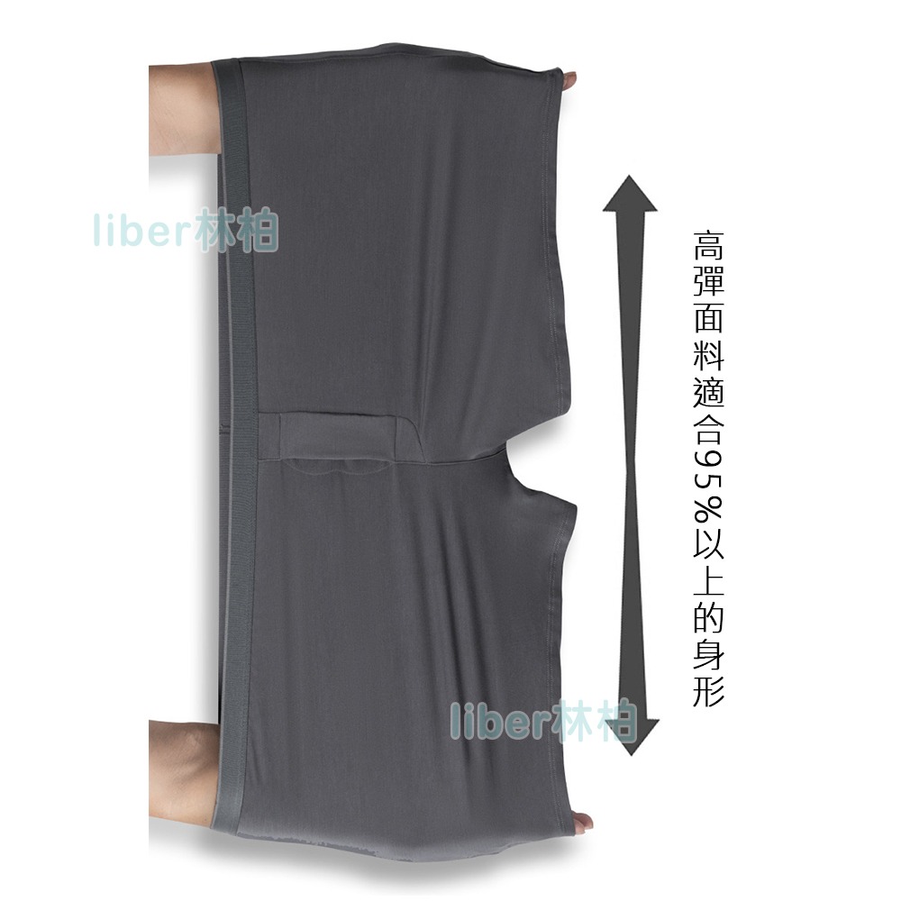 【林柏】L-4XL 日系 基本款 莫代爾 多色 素色 前開孔 寬鬆 阿羅褲 四角褲 男內褲 男四角褲-細節圖4