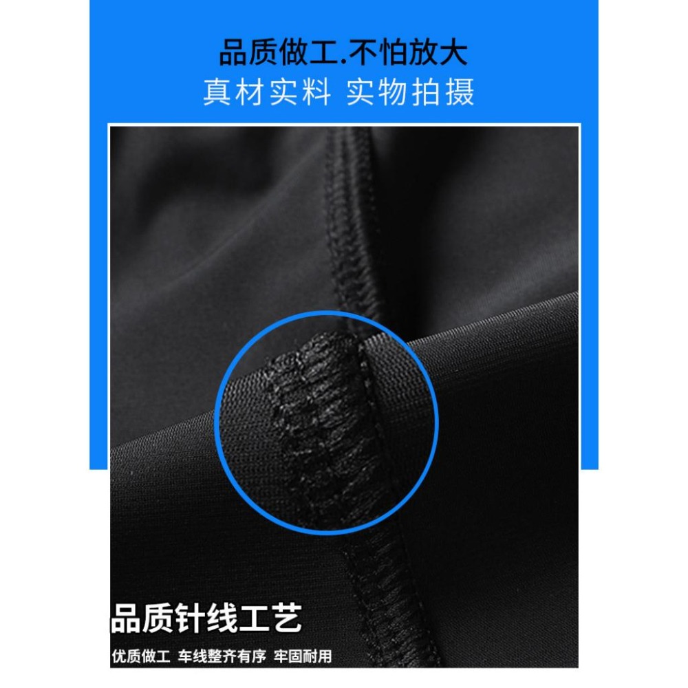 【林柏】大尺碼到6XL! 冰絲 速乾排汗 兩側 拉鍊口袋 防盜 5分 運動健走 短褲-細節圖6